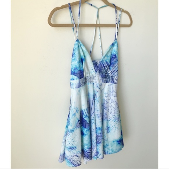 LF Watercolor House of Three Revolve Dress AUS 8 - Picture 2 of 7